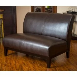 Deals 😉 Best Selling Home Loveseats Bonded Leather Loveseat 🧨