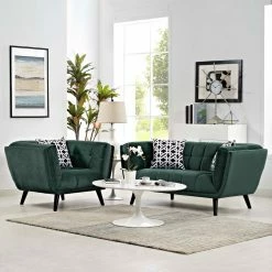 Discount 🥰 Sofa Sets Modway Bestow 2 Piece Velvet Loveseat And Armchair Set ❤️