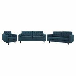 Hot Sale ⌛ Sofa Sets Modway Empress Sofa Loveseat And Armchair Set 🤩