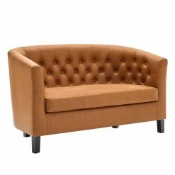 Best deal ⌛ Loveseats Modway Prospect Upholstered Vinyl Loveseat 👏