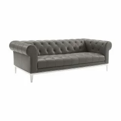 Cheap ⌛ Sofas Modway Idyll Tufted Leather Chesterfield Sofa 😉