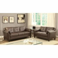 New 🔥 Sofa Sets Furniture Of America Andry 2 Piece Sofa Set 🤩