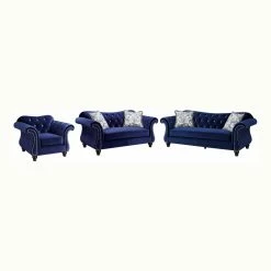Discount 🎁 Sofa Sets Furniture Of America Ileyna 3 Piece Sofa Set 😍