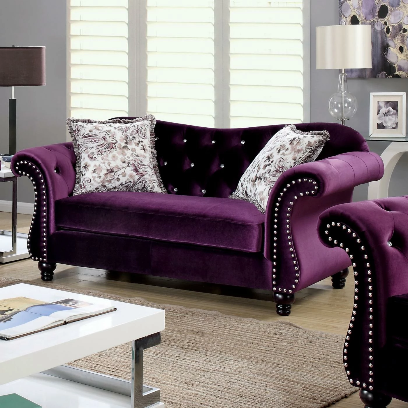 Cheapest ๐ Loveseats Furniture Of America Ileyna Loveseat โ