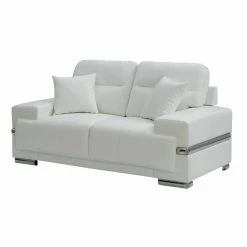 Cheap 🔔 Loveseats Furniture Of America Preslly Contemporary Style Leatherette Loveseat ✨