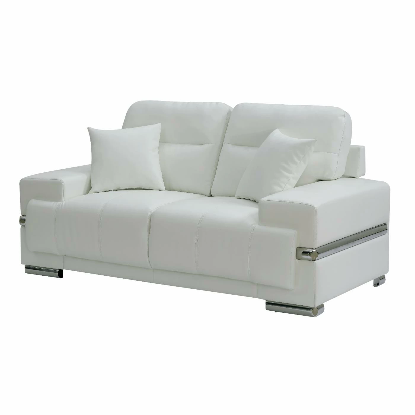 Cheap ๐ Loveseats Furniture Of America Preslly Contemporary Style Leatherette Loveseat โจ