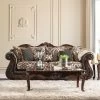Best Sale 🥰 Sofas Furniture Of America Amar Traditional Style Intricate Wood Carved Sofa ❤️