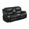 Budget 🔥 Loveseats Furniture Of America Siekka Transitional Style Leatherette Recliner Loveseat 😀