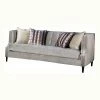 Promo 🎁 Sofas Furniture Of America Selena Contemporary Gray Tuxedo Sofa 🔔