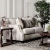 Budget ❤️ Loveseats Furniture Of America Langston Contemporary Chenille Loveseat ⭐