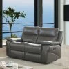 Cheap 🎁 Loveseats Furniture Of America Michael Contemporary Leather Power Recliner Loveseat 💯