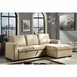 Best deal 🌟 Sofas Furniture Of America Packard Sleeper Chaise Sofa 🎁