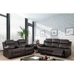 Top 10 ❤️ Sofa Sets Furniture Of America Milton 3 Piece Reclining Sofa Set ❤️