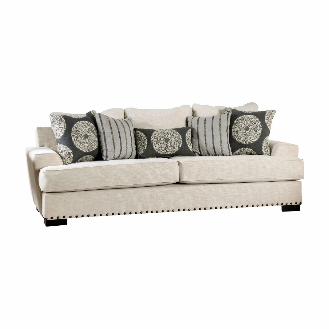 Cheapest π₯° Sofas Furniture Of America Lizzie Nailhead Sofa π€©