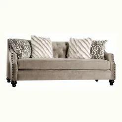 Promo 🥰 Sofas Furniture Of America Markham Tufted Sofa 😀