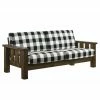 Buy 🥰 Sofas Furniture Of America Murray Farmhouse Style Plaid Sofa - Rustic Oak ✨