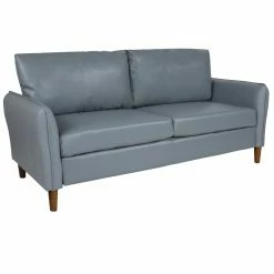 Promo ⭐ Sofas Flash Furniture Milton Park Leather Pillow Back Sofa ⭐