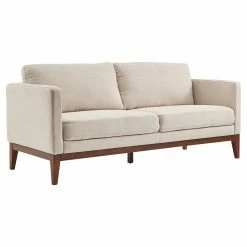 Deals 😀 Sofas HumbleNest Countryside Split Back Linen Upholstered Sofa ✨