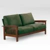 Discount 🔔 Sofas Weston Home Ashton Mission Olive Sofa 🎁
