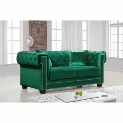 Top 10 🤩 Loveseats Meridian Furniture Inc Bowery Velvet Loveseat 🌟