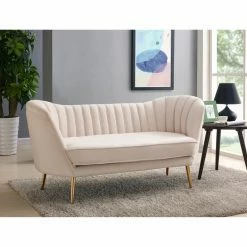 Discount ✨ Loveseats Meridian Furniture Inc Margo Velvet Loveseat 🎁