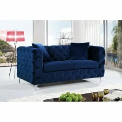 Buy 😍 Loveseats Meridian Furniture Inc Scarlett Velvet Loveseat 😍