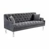 Flash Sale 💯 Sofas Meridian Furniture Inc Roxy Tufted Sofa With Nailhead Trim 🔥