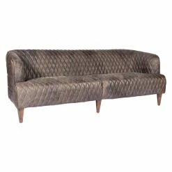 Budget 😉 Sofas Moes Home Collection Magdelan Tufted Leather Sofa ✨