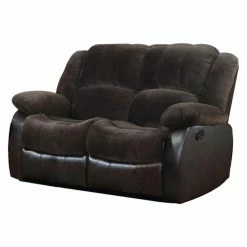 Cheapest 🌟 Loveseats NH Designs Champion And Faux Leather Motion Loveseat 👍