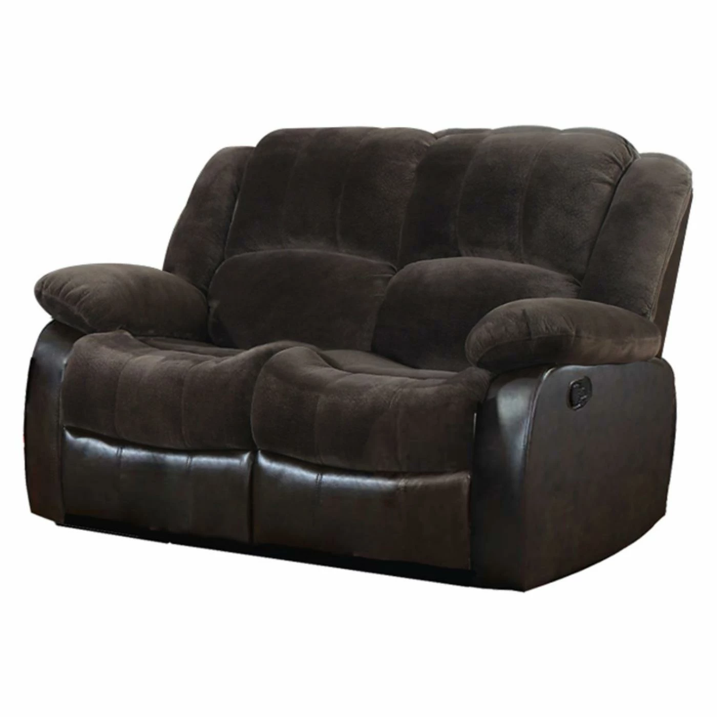 Cheapest 🌟 Loveseats NH Designs Champion And Faux Leather Motion Loveseat 👍