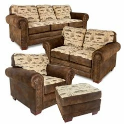 Best Sale 🌟 Sofa Sets American Furniture Classics Angler's Cove 4-Piece Set With Sleeper 😉
