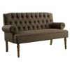 Discount 🛒 Loveseats Rosevera Serena Tufted Settee Loveseat 🌟