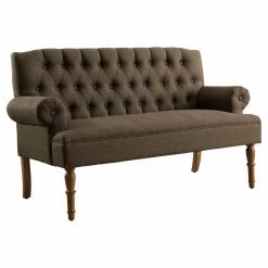 Discount 🛒 Loveseats Rosevera Serena Tufted Settee Loveseat 🌟