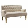 Best reviews of 👍 Loveseats Rosevera Serena Tufted Velvet Settee Loveseat 🧨