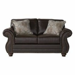 Cheap 🔥 Loveseats Roundhill Furniture Leinster Faux Leather Upholstered Loveseat 🛒