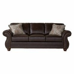 Best reviews of 🔥 Sofas Roundhill Furniture Leinster Faux Leather Upholstered Sofa 🥰