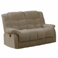 Discount ⭐ Loveseats Sunset Trading Heaven On Earth Reclining Loveseat - Tan 🌟