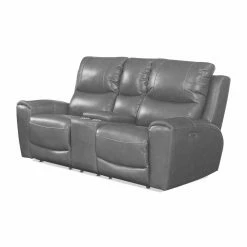 Buy ❤️ Loveseats Steve Silver Co. Laurel Upholstered Power Reclining Console Loveseat 🌟
