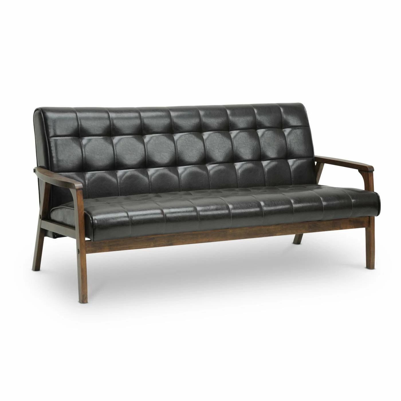 Discount π Sofas HN Home Casagrande Mid-Century Modern Sofa - Brown βοΈ