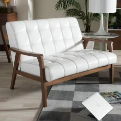 Coupon 🤩 Loveseats Baxton Studio Mid-Century Masterpieces Loveseat 🥰