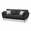 Discount 🎁 Sofas Baxton Studio Miranda Mid-Century Modern Fabric Upholstered Sofa 💯