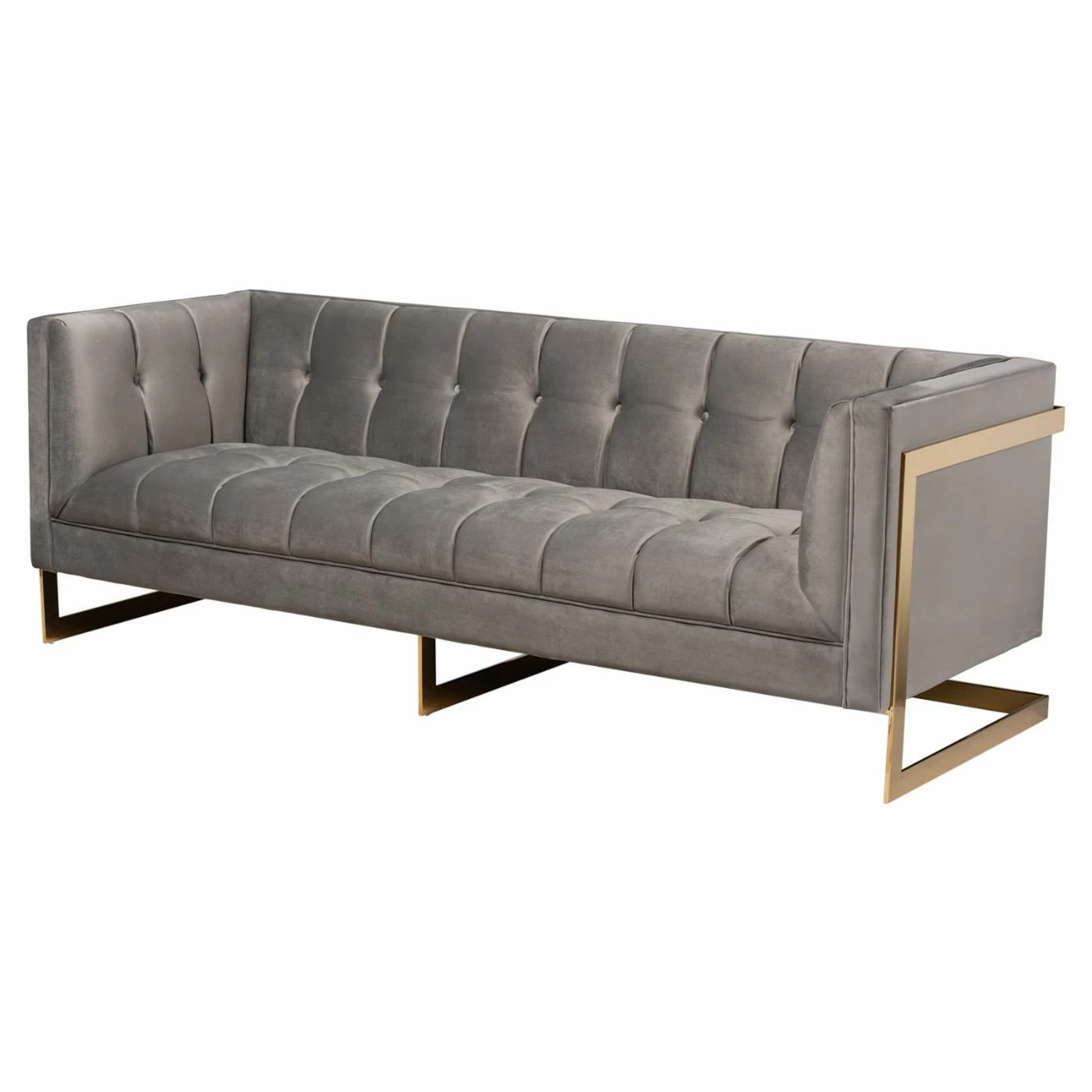 Top 10 π Sofas Baxton Studio Ambra Glam / Luxe Upholstered Tufted Sofa π