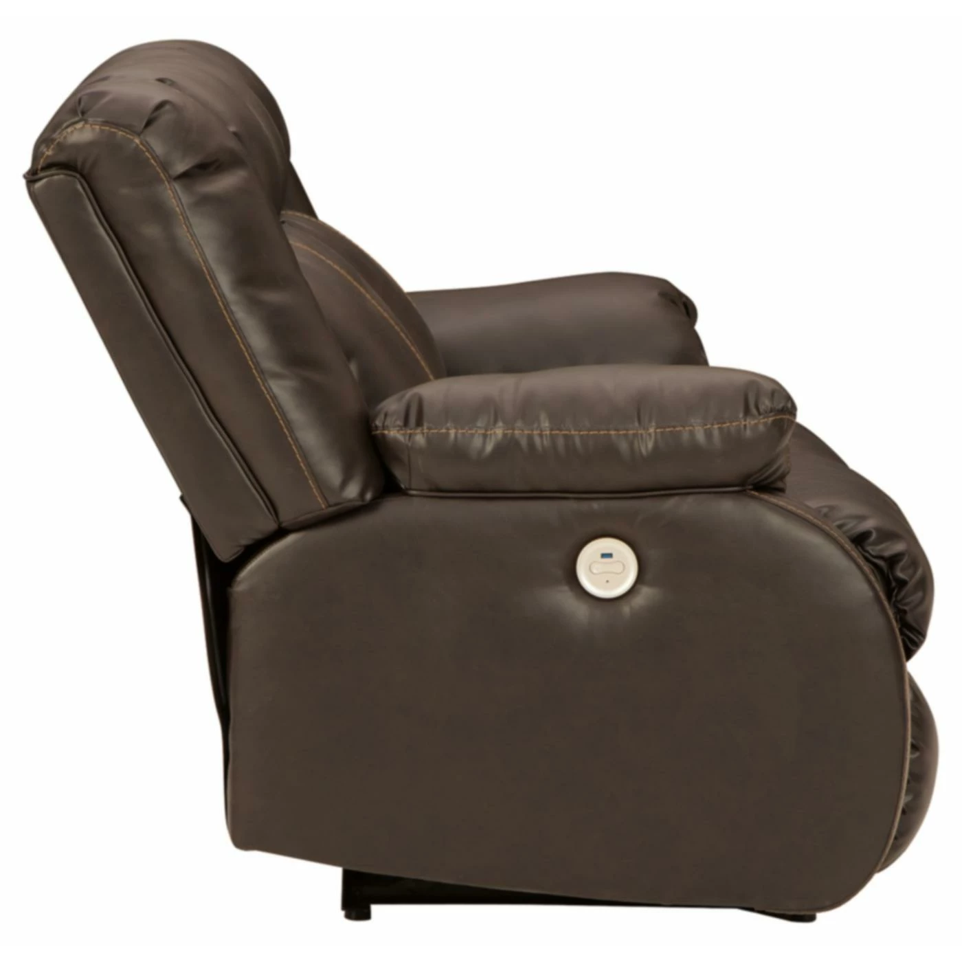 Flash Sale π Loveseats Signature Design By Ashley Denoron Reclining Power Loveseat π - Image 5